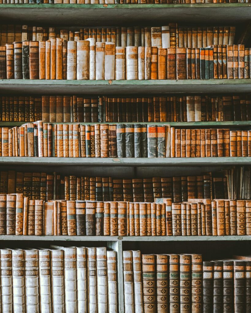 Books on Shelves